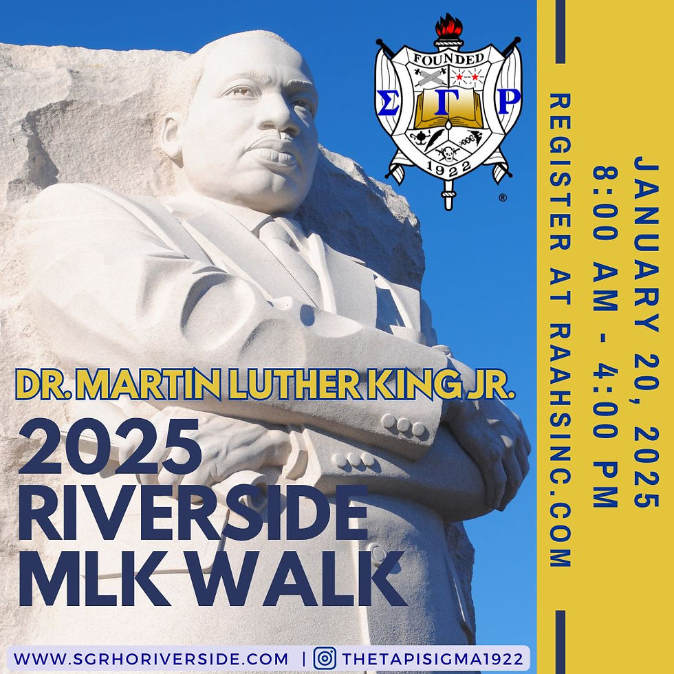 2025 Riverside African American Historical Society - Dr. Martin Luther King Jr. Walk-A-Thon
