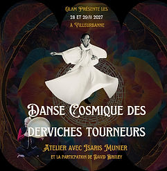 Danse Cosmique des derviches tourneurs Avec Isaris Munier 2Z et 23 Novembre 2026 à Villeur