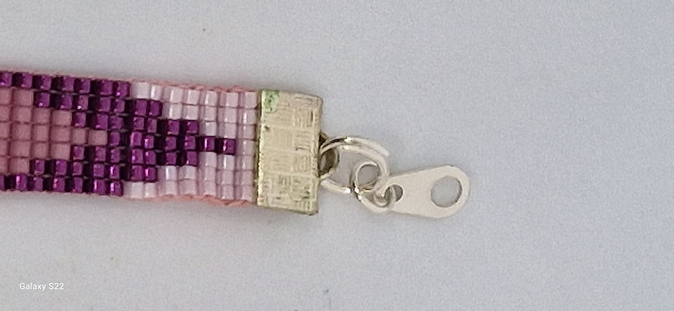 Miniature : Bracelet15 cm 3 couleurs violet 2ème