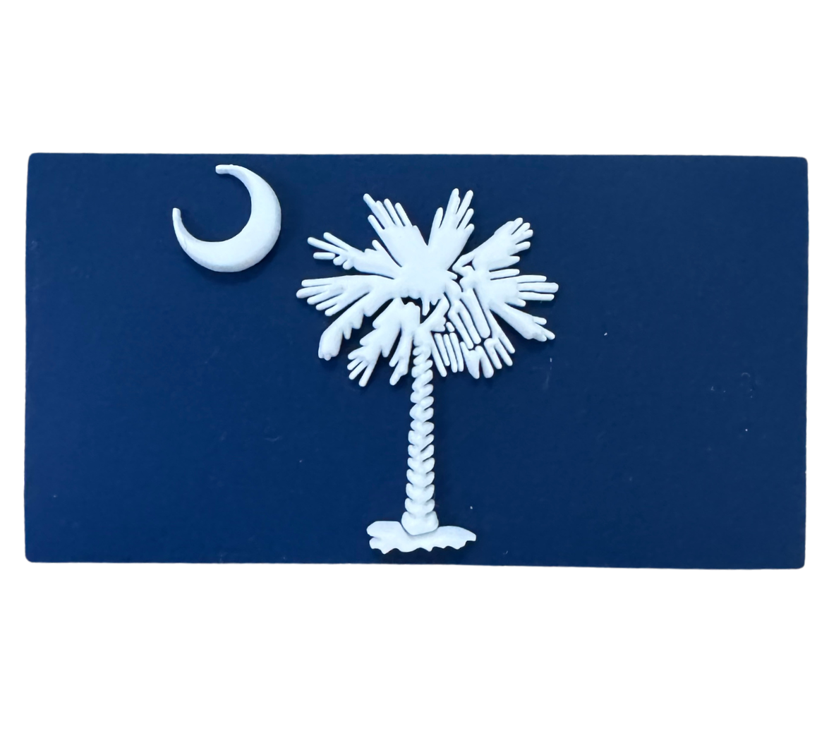 South Carolina Flag Mini Decal