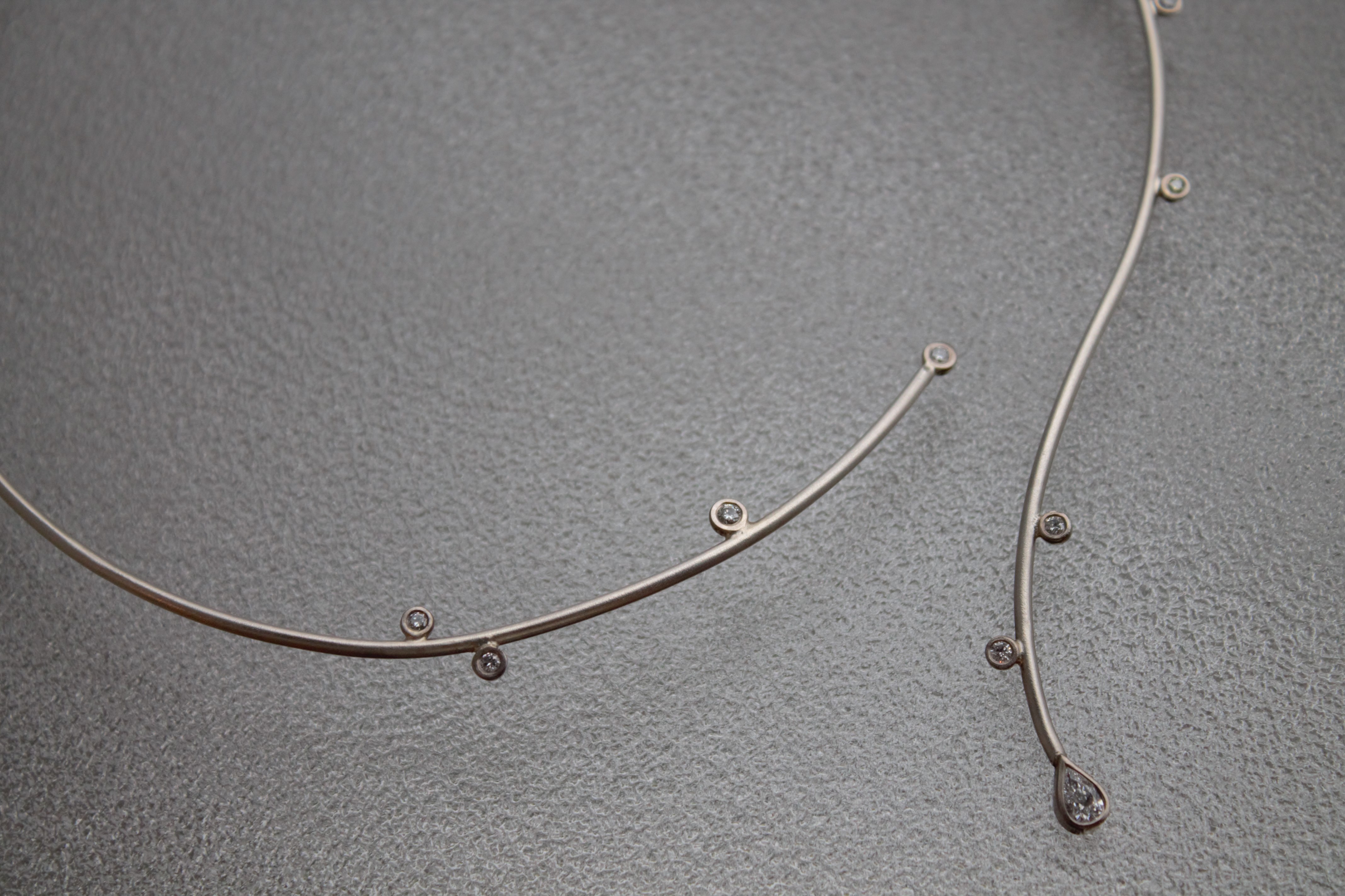 Detalj; diamanthalsband