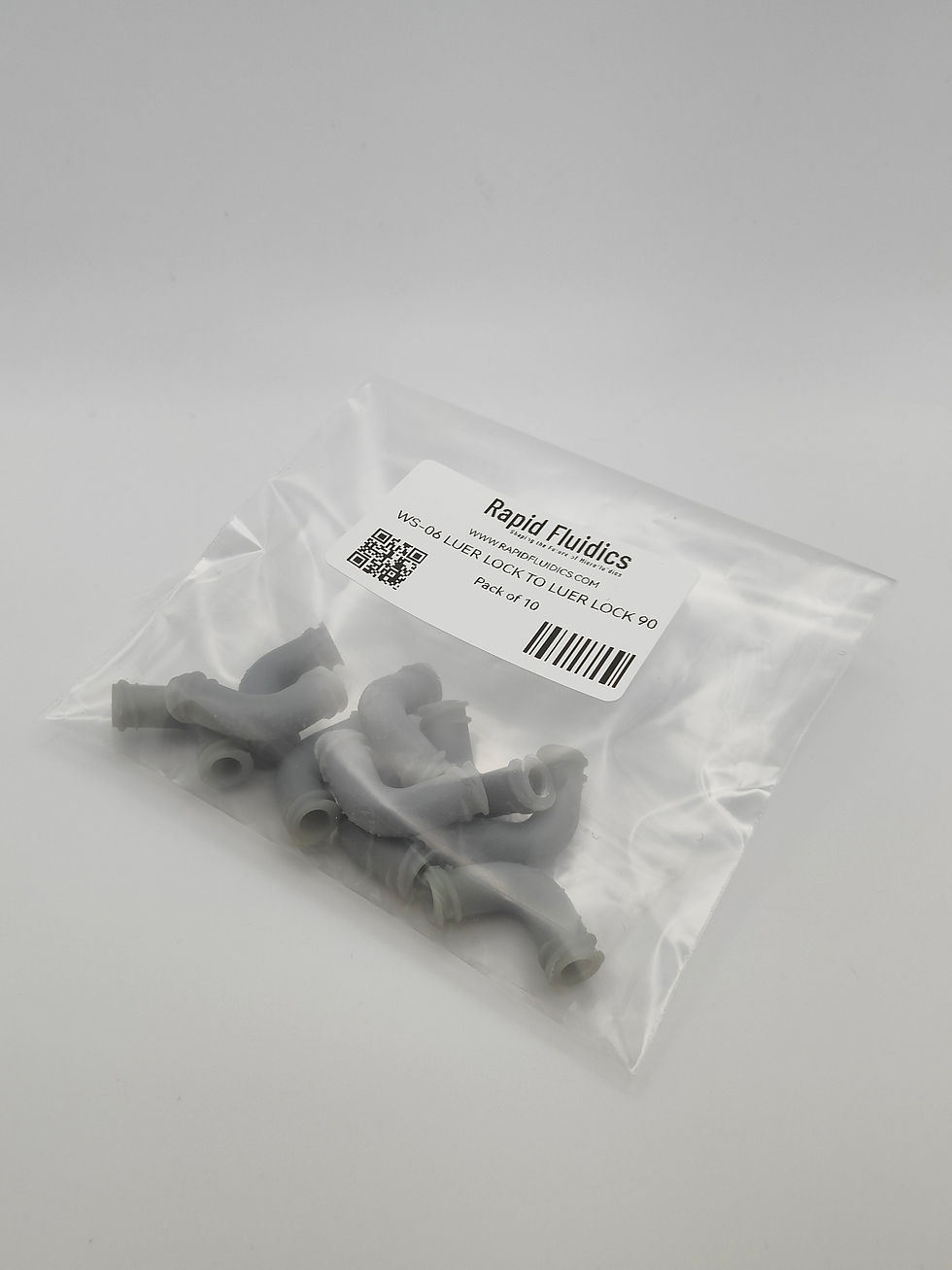 Thumbnail: Luer Lock to Luer Lock 90 Connector (pack of 10)