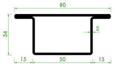 RP103AA - HOP61_24 - T34x50x15x2mm