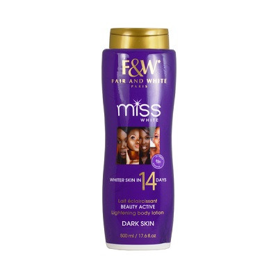 miss white body lotion for dark skin