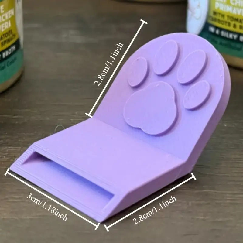 Abridor de Latas para Animais de Estimação 1 Peça, Plástico Durável com Cab