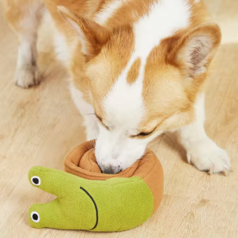 Miniatura: Brinquedos para animais de estimação em forma de caracol para cães e gatos, q