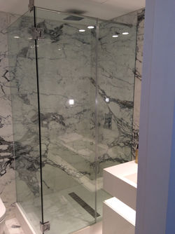 Bespoke glass shower London