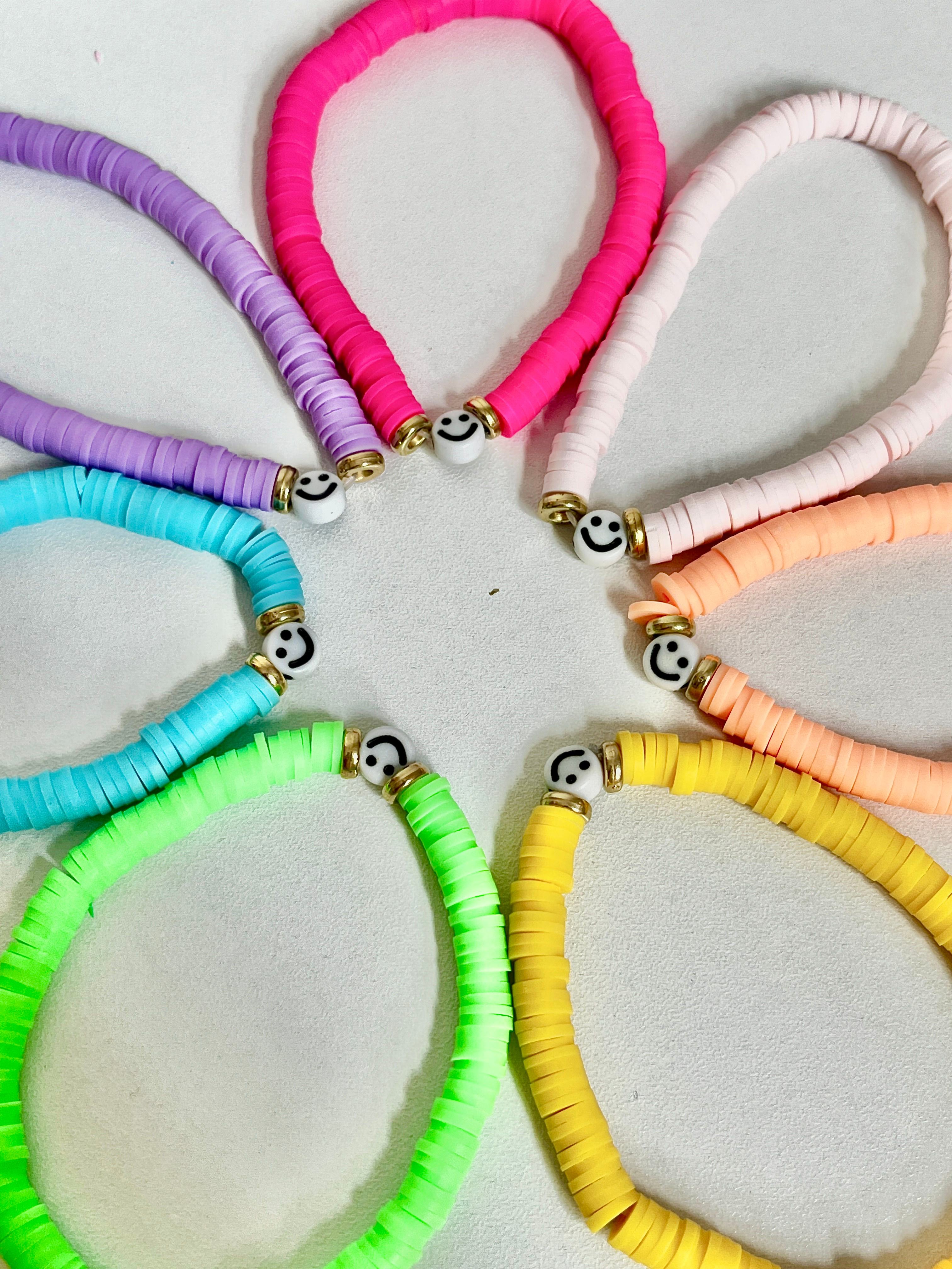 RAINBOW SMILEY BRACELETS