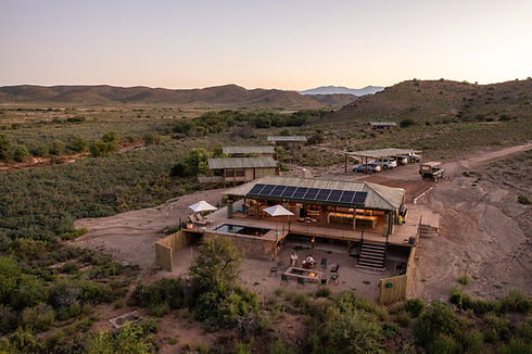Aerial view of Witteberg Lodge