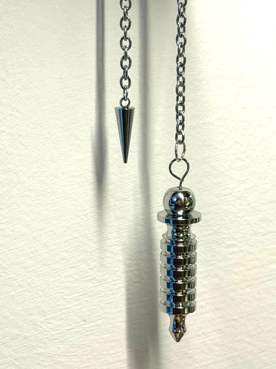 PENDOLO RADIESTESIA | OTTONE ARGENTATO | ISIDE POTENZIATO 6 DISCHI