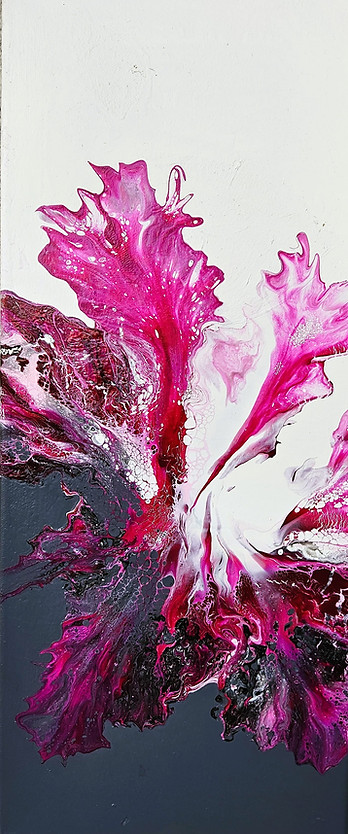 goldlinie art und design, modernes gemälde auf leinwand im stil acryl poiring gemalt