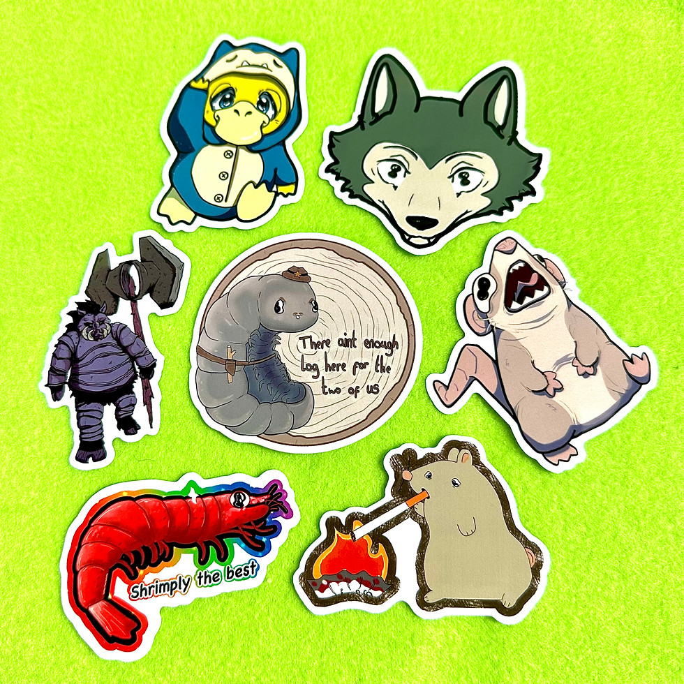 Thumbnail: Smoking Rat 3" waterproof vinyl sticker