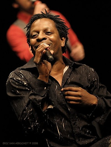 Michael Henry, vocalist with Flying Pickets