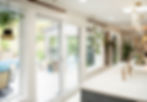 White Woodgrain Endure Patio Slider