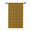 Thumbnail: Large Mustard Daisy Stencil on Deeper Gold Window Curtains (1 Piece)