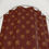 Thumbnail: Mustard Yellow Flower Stencil on Red Shower Curtains