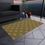 Thumbnail: Cream Daisy on light green/gold Outdoor Rug
