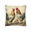Thumbnail: Roosters Square Poly Canvas Pillowcase