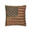 Thumbnail: Grungy Flag Square Poly Canvas Pillowcase