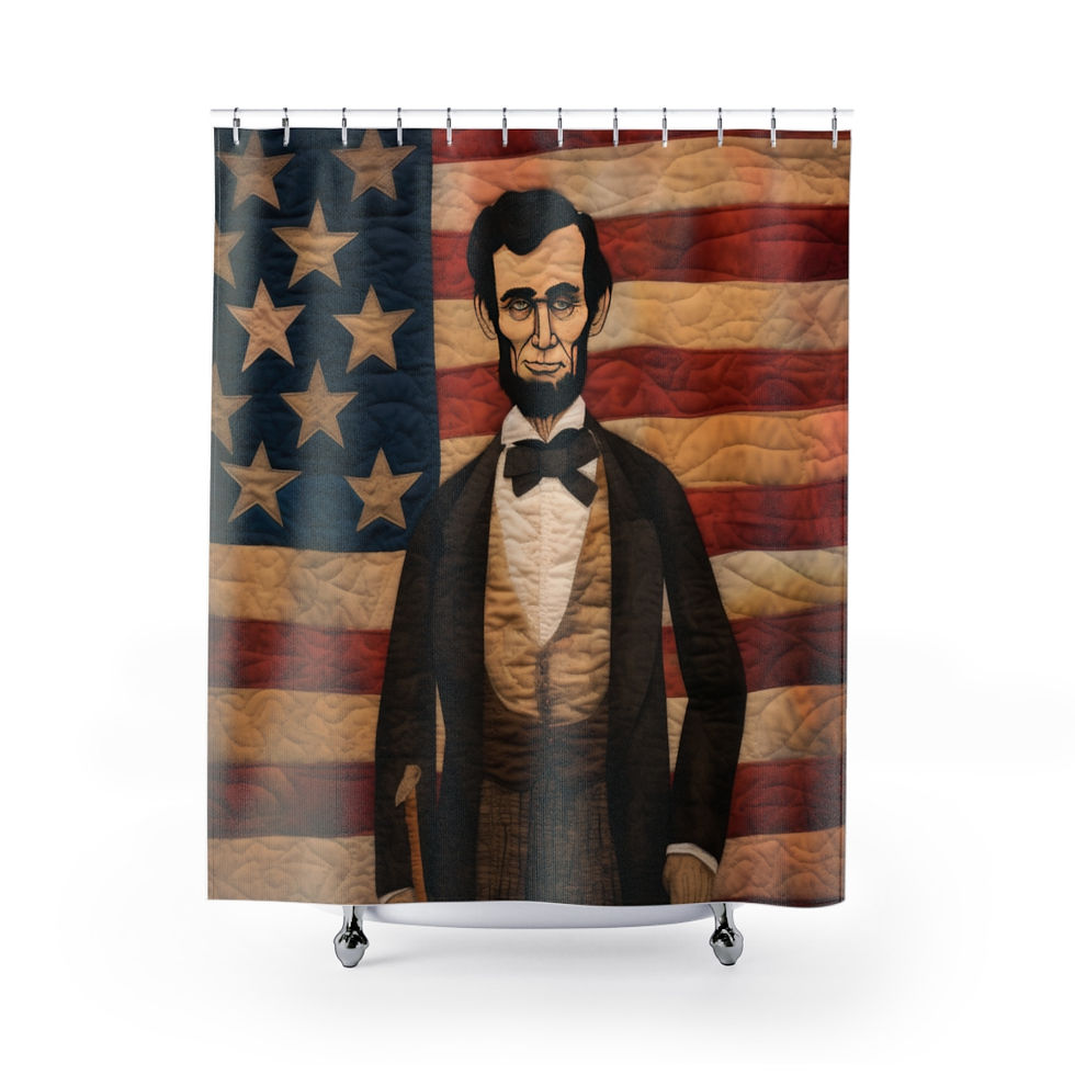 Abe Lincoln Shower Curtains