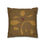 Thumbnail: Leaves and Hearts Stencil Square Poly Canvas Pillowcase