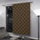 Thumbnail: Gold on Brown Petals Window Curtains (1 Piece)