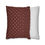Thumbnail: Petal Stencils on Red Square Poly Canvas Pillowcase