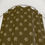 Thumbnail: Cream Flower Stencil on Greeny Gold Shower Curtains