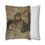 Thumbnail: Girl with Doll Square Poly Canvas Pillowcase