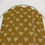 Thumbnail: Cream Hearts Stencil on Deeper Gold Shower Curtains