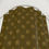 Thumbnail: Mustard Yellow Floral Stencil on Greeny Gold Shower Curtains