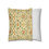 Thumbnail: Floral Pattern Square Poly Canvas Pillowcase