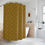 Thumbnail: Mustard Yellow on Deeper Gold Shower Curtains