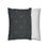 Thumbnail: Mustard on Blue Early American Stencil Square Poly Canvas Pillowcase