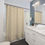 Thumbnail: Mustard Yellow on Cream Shower Curtains