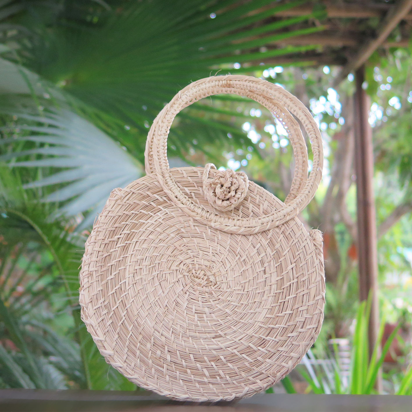 Bolso Redondo Palma Iraca