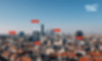 KI-gestützte Immobilienbewertung der Stadtansicht von Wien mit Baupotenzial in Quadratmetern, visualisiert durch die PROPCORN-Plattform