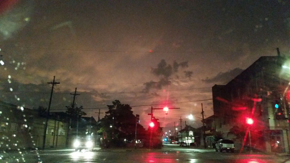 New Orleans night at stop light.jpg