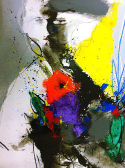 Here I Am II 20x23.5inch Acrylic on Canvas