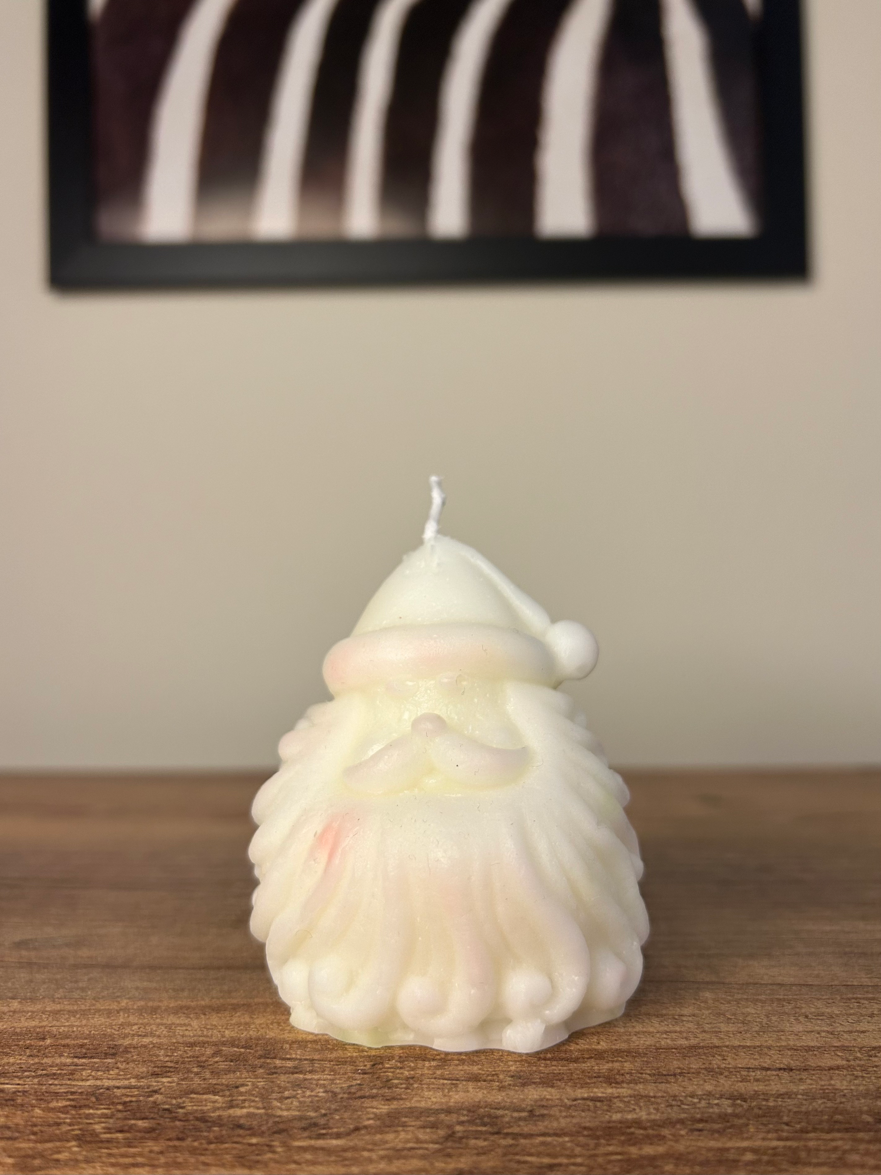 Yılbaşı Temalı Noel Baba Şeklinde Mum