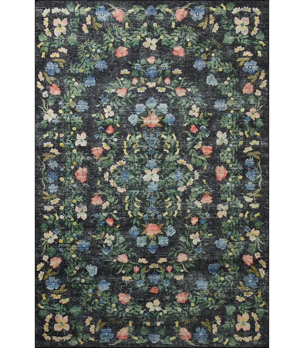 Alfombra Palais 05 Black Rifle Paper Co × Loloi (153x229)