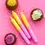 Miniatura: Vela yellow pink confetti