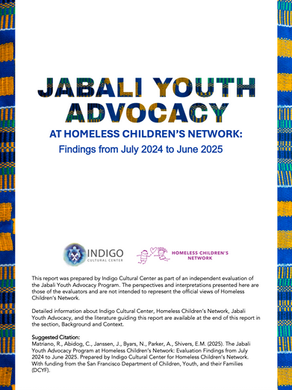 Jabali Youth Advocacy at Homeless Children's Network: Findings from July 2024 to June 2025