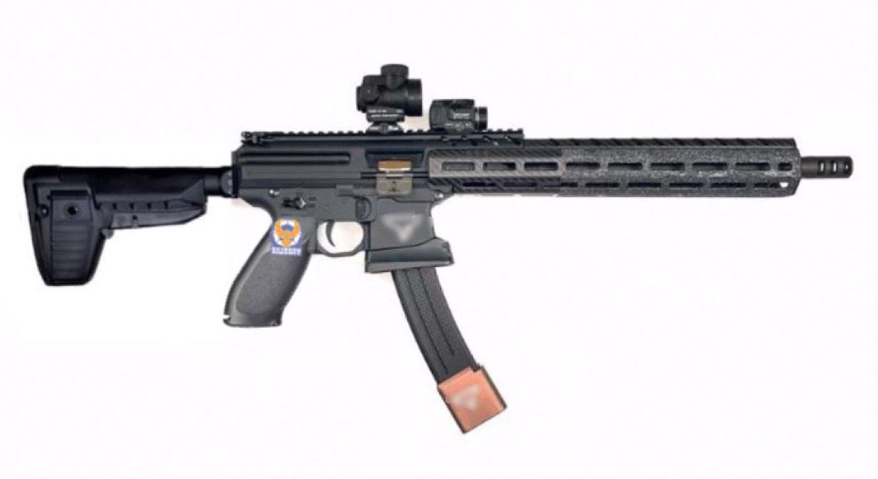 FCW x APFG MPX TT JW Style Carbine GBB w/ Stippling Carbon HG