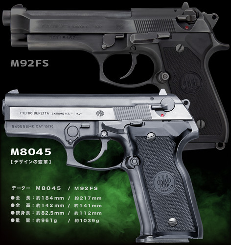 トイガン Beretta M8045 cougar F inox western arms Western Arms Beretta M8045 Cougar F Heavy Weight | Octagon
