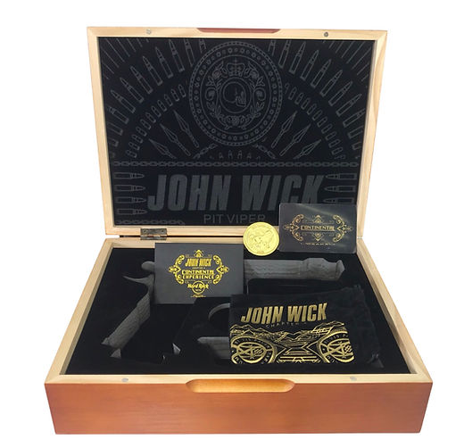 PIT VIPER ジョンウィック ARMY製 ジョンウィック ケース付き FCW John Wick TT Style Real Wood Case For Pit Viper GBBP