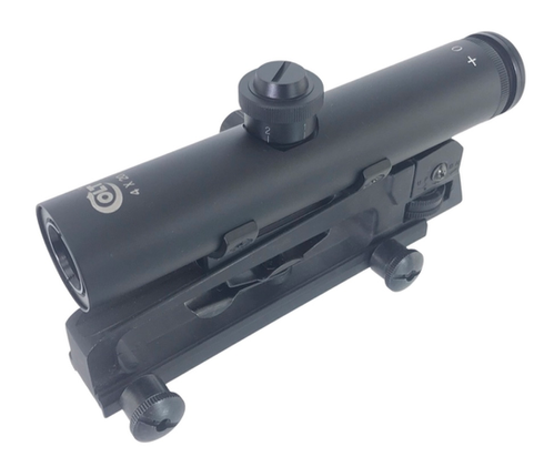 FCW Carry Handle 4x20 Scope Replica with Colt Marking | Octagon