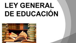 LEY GENERAL DE EDUCACIÓN
