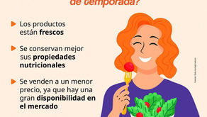 ¿Por qué comprar frutas y verduras de temporada?