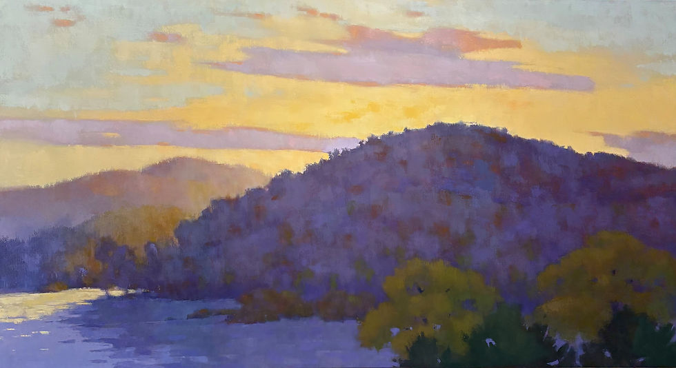 Purple Mountains Majesty 66x36
